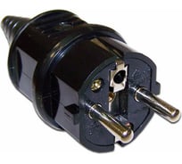 Электрическая кабельная вилка LANMASTER нем. ст., 2К+З, 16A, 250V, LAN-CEE-7/7-180