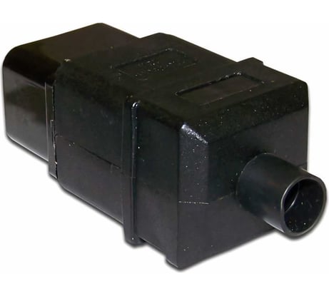 Электрическая кабельная вилка LANMASTER IEC 60320, C20 16A 250V, разборная, черная, LAN-IEC-320-C20