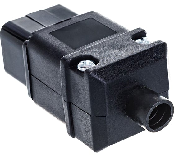 Электрическая кабельная вилка LANMASTER IEC 60320, C20 16A 250V, разборная, черная, LAN-IEC-320-C20