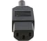 Электрическая кабельная розетка LANMASTER 10A, 250V, разборная, черная LAN-IEC-320-C13 3