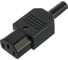 Электрическая кабельная розетка LANMASTER 10A, 250V, разборная, черная LAN-IEC-320-C13 5