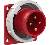 Встраиваемая вилка PCE 16а/400v/3p+e/ip67, фланец 75x75 6142-6