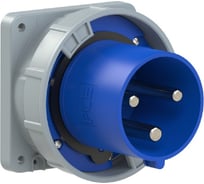 Встраиваемая вилка PCE 125а/220v/1p+n+e/ip67, фланец 120x120 643-6