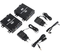 Комплект для передачи HDMI и сигнала USB/IR/RS232 SC&T HE01F-4K6G-KS по оптоволоконному кабелю sct1329