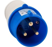 Кабельная вилка КЭАЗ 023 32А 220AC 2P+PE 6ч IP44 222736