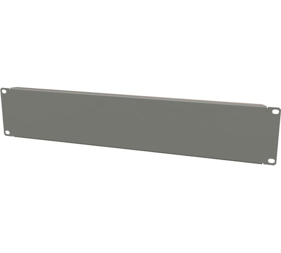 Фальш-панель Hyperline BPV-2-RAL7035 на 2U, цвет серый (RAL 7035) 239681 1