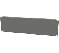 Фальш-панель Hyperline BPV-3-RAL7035 на 3U, цвет серый (RAL 7035) 374647
