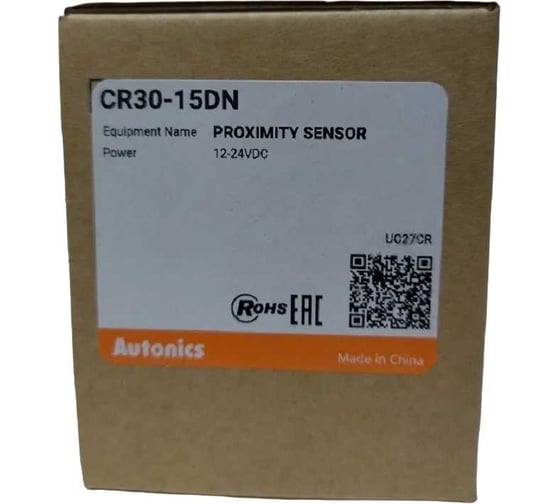 Датчик бесконтактный емкостной Autonics CR30-15DN (30 мм, 15 мм, NPN, 10...30В) A1600002466R