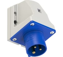 Настенная вилка PCE 32а/220v/1p+n+e/ip44 523-6
