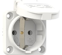 Розетка PCE встр 16а/220v/2p+e/ip54 50x50 подкл. сзади белая 105-0w