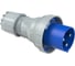 Кабельная вилка PCE 125A/220 В/1P+N+E/IP67 043-6 2