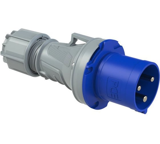 Кабельная вилка PCE 63A/220 В/1P+N+E/IP44 0331-6