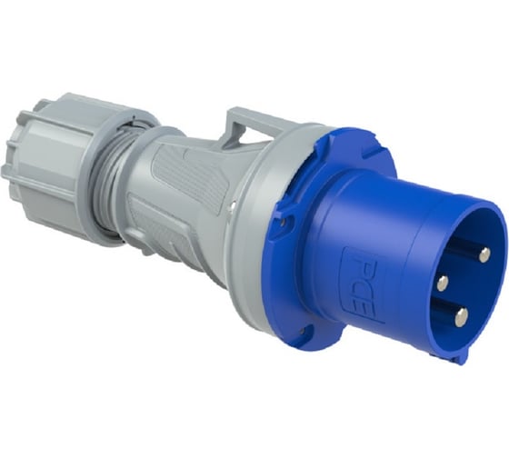 Кабельная вилка PCE 63A/220 В/1P+N+E/IP44 0331-6
