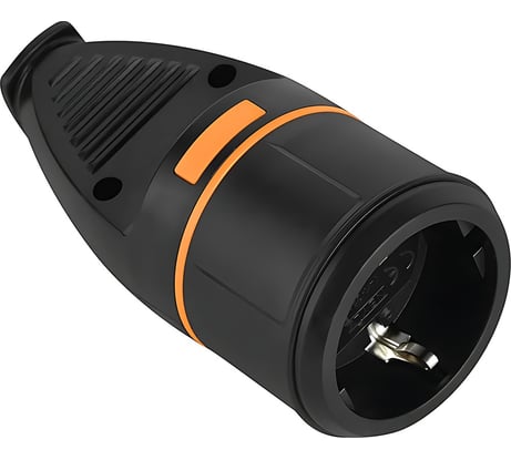 Розетка Electraline ELECTRALOCK IP20, 16А, черная 71935