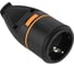 Розетка Electraline ELECTRALOCK IP20, 16А, черная 71935 1