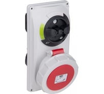 Встраиваемая розетка PCE 32а/400v/3p+n+e/ip67, с выключателем и блокировкой 60252-6