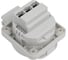 Встраиваемая розетка PCE с/з 16a/250v/2p+e/ip54 подключение сзади 50x50 серая 105-0g 5