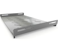 Стационарная полка Hyperline TSH3L-300-RAL7035 глубина 300 мм, с боковым креплением, нагрузка до 20 кг, для шкафов серии TTB, TTR, TWB/TWB-FC, 485x300мм (ШхГ), цвет серый (RAL 7035) 451898