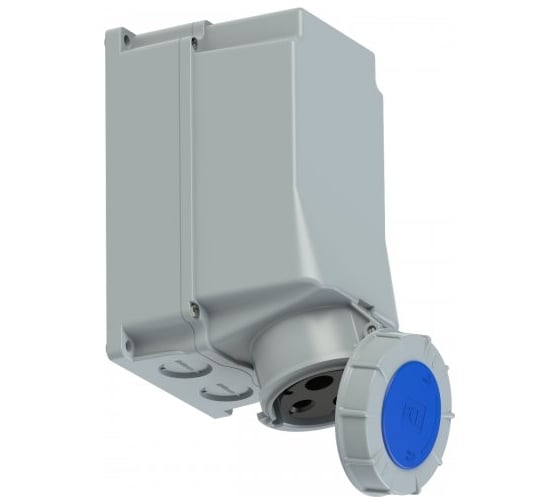 Настенная розетка PCE 125а/220v/1p+n+e/ip67 143-6 1