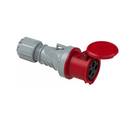 Кабельная розетка PCE 63а/380v/3p+e/ip44 2341-6