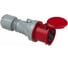 Кабельная розетка PCE 63а/380v/3p+e/ip44 2341-6 1