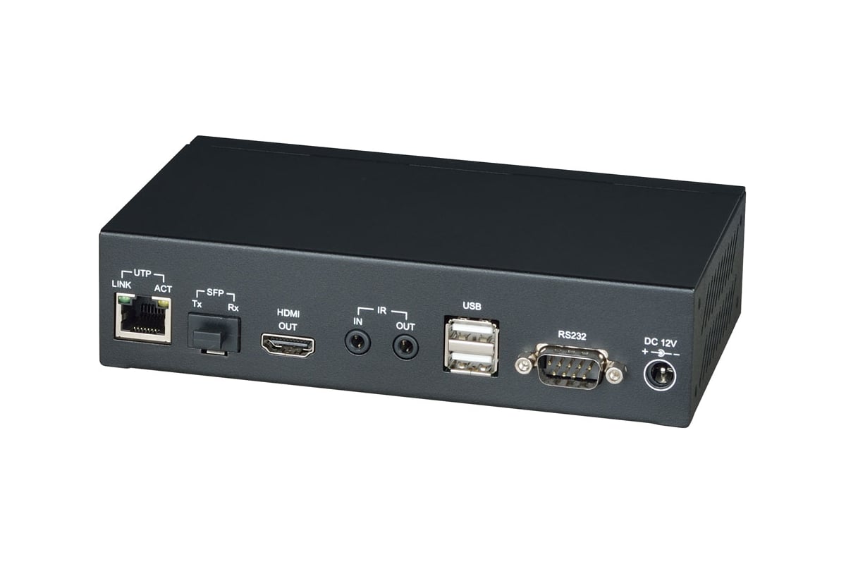 Приемник KVM SC&T HKM02BPR-4K HDMI (1.4, до 4K(30Гц), USB, аудио, RS232 и  ИК сигналов по Ethernet до 150м (CAT5e/CAT6), поддержка питания устройства  по стандарту PoE 802.3af sct1183 - выгодная цена, отзывы, характеристики,