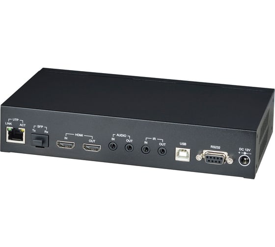 Передатчик KVM SC&T HKM02BPT-4K HDMI (1.4, до 4K(30Гц), USB, аудио, RS232 и ИК сигналов по Ethernet до 150м (CAT5e/CAT6), поддержка питания устройства по стандарту PoE 802.3af sct1182 1