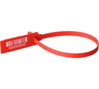 Номерная пластиковая пломба ТПК Технологии Контроля экофикс 220 мм (цвет: красный) 1000 шт 24192