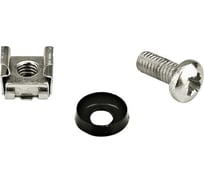 Комплект винт M6 Hyperline CNS-M6-16-50 квадратная гайка, шайба (16 мм) (50 шт.) 481550