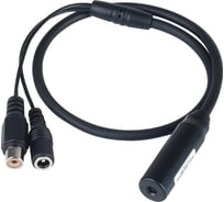 Микрофон с кабелем SC&T AA002 45 см, DC 12В, 10мА, -10..+45 градусов sct0010