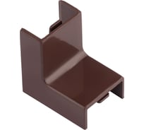 Внутренний угол EKF Plast PROxima 25х25 под темное дерево 4 шт ibd-25-25x4