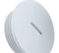 Заглушка отверстия WEYER DPK-M40G - заглушка под плоскую отвертку, нар. M40x1.5 WE6802400