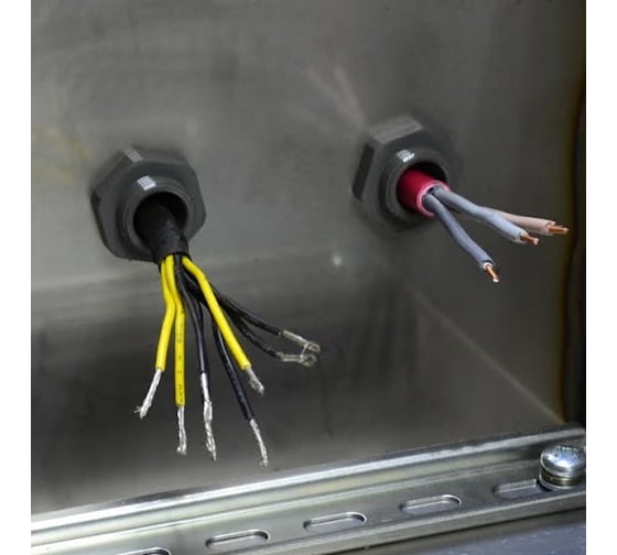 Крепеж для гофрированных труб WEYER GMK-M63G - контргайка, внутр. M63x1.5 WE4600800