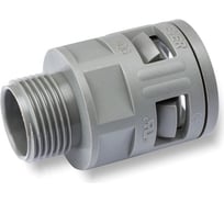 Муфта для гофрированных труб WEYER WQG-P09G/AD13.0 - коннектор прямой, нар. PG09 WE0206400