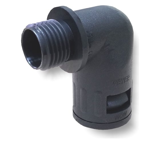 Муфта для гофрированных труб Weyer WQW-M12B/AD13.0 - коннектор угловой, нар. M12x1.5 WE1701800 1