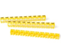 Наборный маркер HLT символ "A" желтый 2,5 мм² (уп./100 шт.) 084-08-128