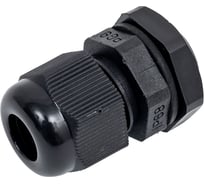 Кабельный ввод REXANT PG-9 (4-8 мм) черный 100 шт. 07-8009-1