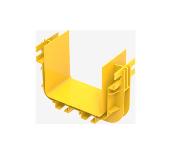 Соединение лотков Hyperline для оптического лотка 120мм (с 8 винтами) 494930 1