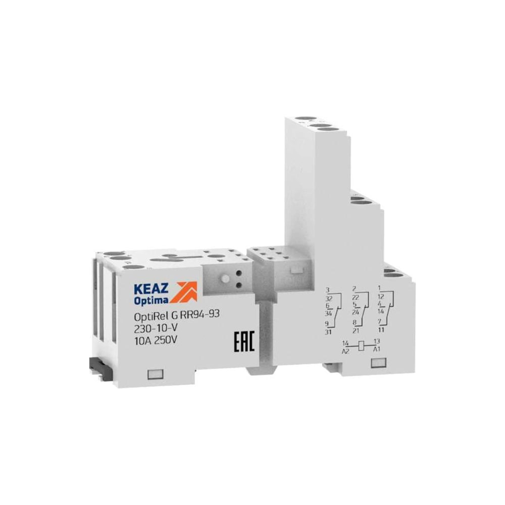 Розетка для реле КЭАЗ OptiRel G RR94-93-230-10-V 281165 - выгодная цена ...
