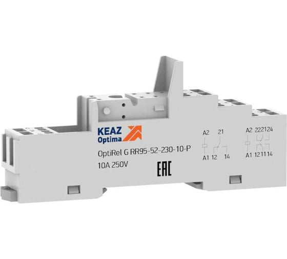 Розетка для реле КЭАЗ OptiRel G RR95-52-230-10-P 281175