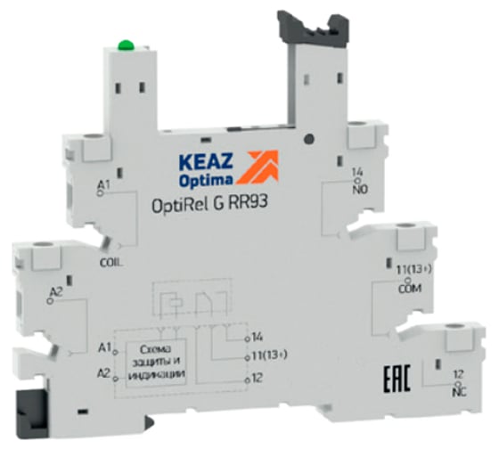 Розетка для реле КЭАЗ OptiRel G RR93-51-6-24D-6-P 281160 1
