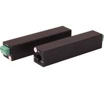 Удлинитель PoE (VDSL) до 500м (Комплект передатчик + приемник) OSNOVO TR-IP1PoE(500m) по коаксиальному кабелю RG59 (RG6), телефонному, силовому кабелю sct1255