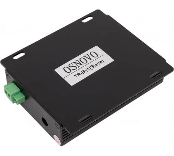 Дополнительный приемопередатчик (VDSL) к комплекту TR-IP/1-KIT OSNOVO TR-IP/1, используется для передачи Ethernet до 2000м по коаксиальному кабелю RG59 (RG6), телефонному, силовому кабелю sct0675