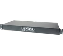 Оптический передатчик OSNOVO TA-H162-15F 16 каналов видео HDCVI/HDTVI/AHD/CVBS и 1 двунаправленного канала управления (RS485/полудуплекс) по одномодовому оптоволокну до 20км sct1429