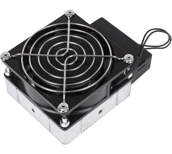 Обогреватель EKF на DIN-рейку, с вентилятором, 100Вт, 230В, IP20, Quadro, PROxima heater-vent-q-100-20