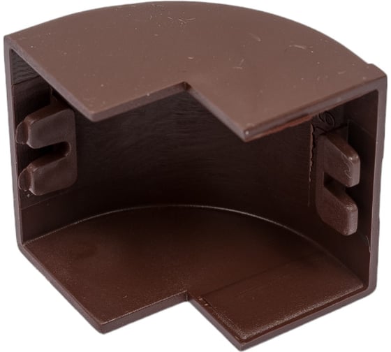 Внешний угол EKF 25х16мм, 4 шт, Plast, PROxima, под темное дерево, obd-25-16x4