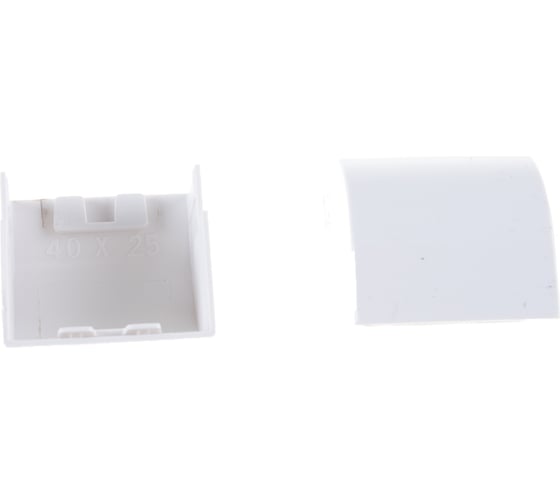 Внешний угол EKF 40х25мм, 4 шт, Plast, PROxima, Белый obw-40-25x4