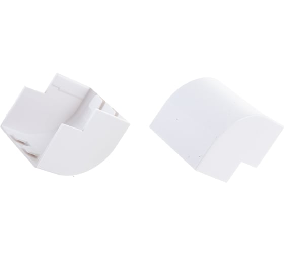 Внешний угол EKF 40х25мм, 4 шт, Plast, PROxima, Белый obw-40-25x4