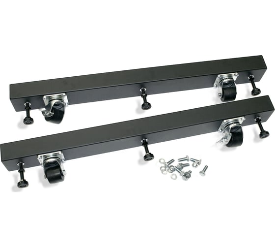 Основание для стоек Hyperline ORK2A-BSM-600-RAL9005 ORK2A глубиной 600 мм, для установки стойки на ножки и ролики (ножки и ролики в комплекте), цвет черный (RAL 9005) 458509 1