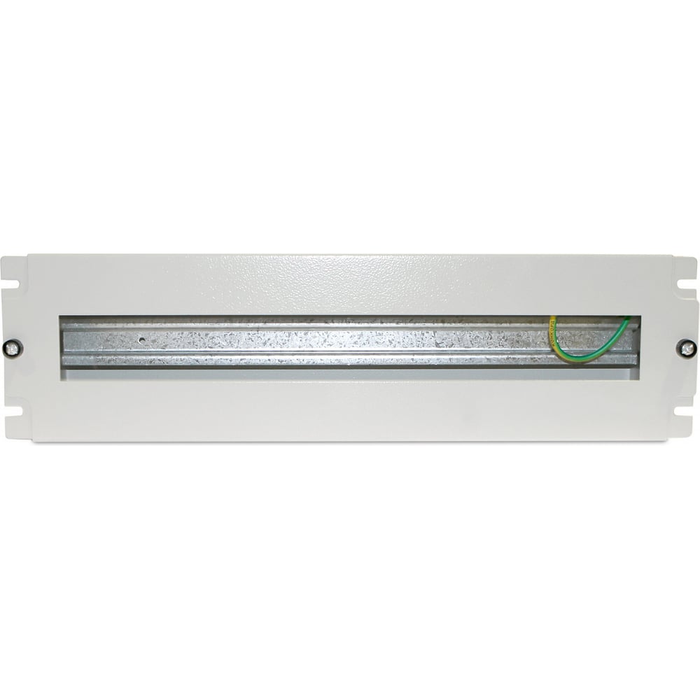Панель с DIN-рейкой Hyperline BPB19-PS-3U-RAL7035 с регулируемой ...